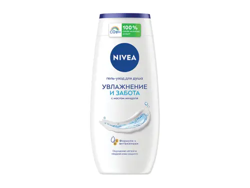 Гель-уход для душа Nivea Увлажнение и забота 250 мл