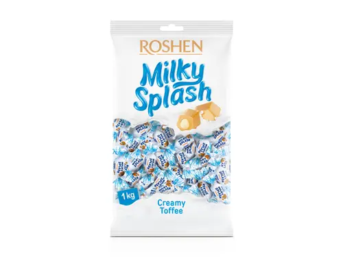 Ирис Roshen Milky Splash с молочной начинкой 1 кг