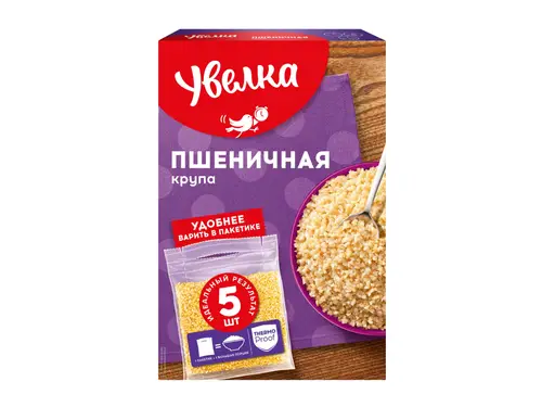 Крупа пшеничная Увелка 5*80 гр 400 гр