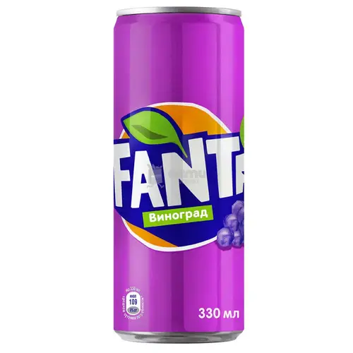 Напиток безалкогольный газированный Fanta Виноград, 0,33л