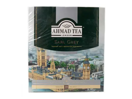 Чай черный Ahmad Earl Grey 100 пакетиков