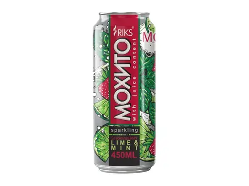 Напиток Мохито Strawberry Lime&Mint газированный 450 мл