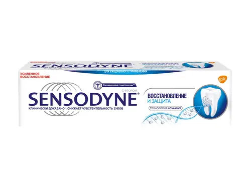 Зубная паста Sensodyne восстановление и защита мята 75 мл