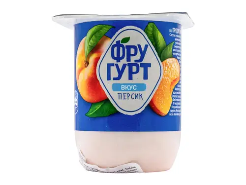 Йогурт Фругурт со вкусом персика 2,5% 115 гр