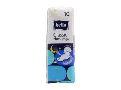 Прокладки Bella Classic Nova Maxi 6 капель 10 шт