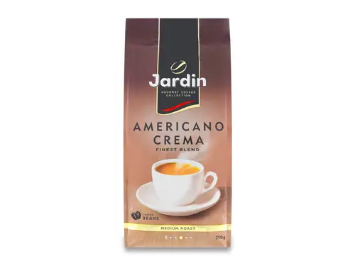 Кофе зерновой Jardin Americano Crema светлой обжарки 250 гр