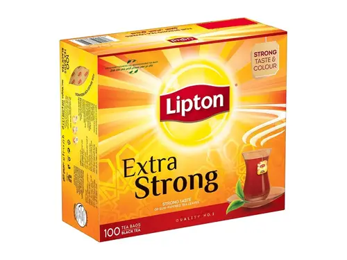 Чай черный Lipton Extra Strong 100 пакетиков