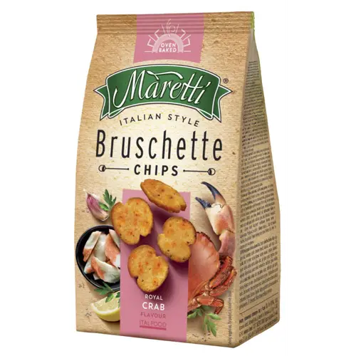 Брускетта «Maretti» Bruschette, королевский краб, 70 г