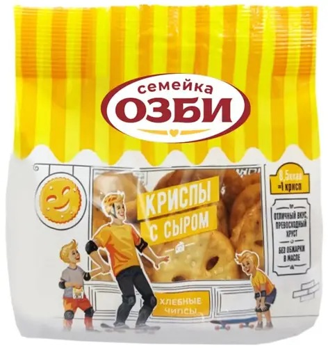 Криспы Семейка Озби с сыром 100г