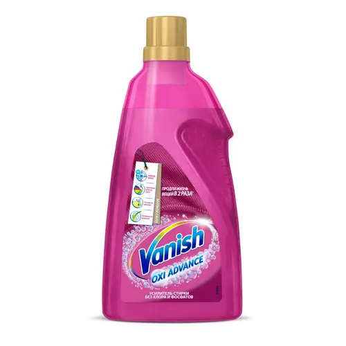 VANISH Oxi Advance Пятновыводитель для тканей ГЕЛЬ 1,5 л