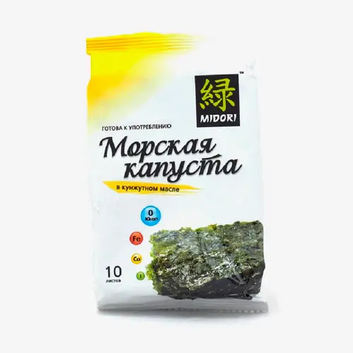 Морская капуста Tanuko в кунжутном масле 4,5 г