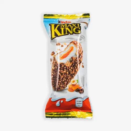 Пироженое Kinder Maxi King с карамельной начинкой, 35 г