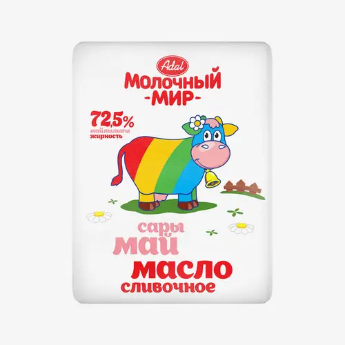 Масло Молочный Мир сливочное 72.5% 180 г