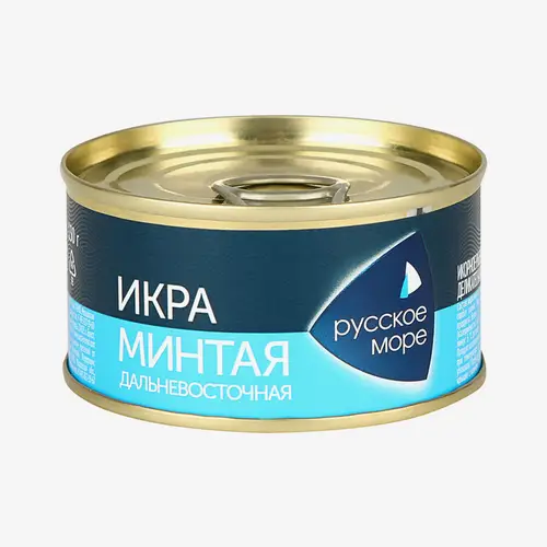 Икра минтая Русское море Дальневосточная деликатесная люкс 130 г