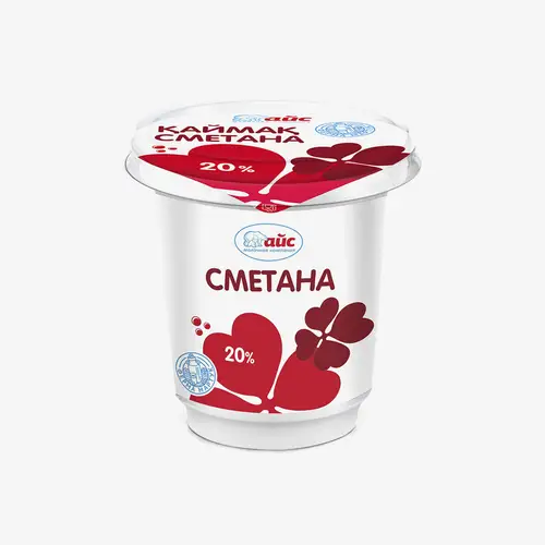 Сметана Айс Плюс 20% 400 г