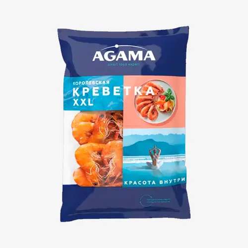 Королевская креветка AGAMA Smart Food №5 неразделенные XXL 700 г