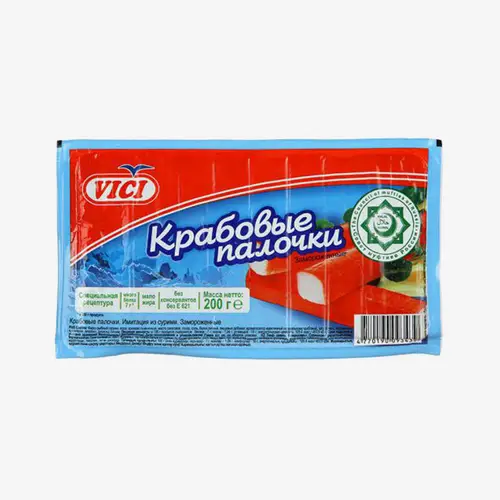 Палочки Vici крабовые Halal 200 г