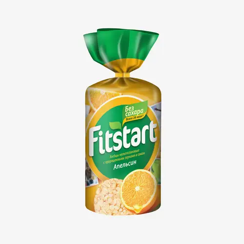 Хлебцы Fitstart мультизлаковые Апельсин 100 г