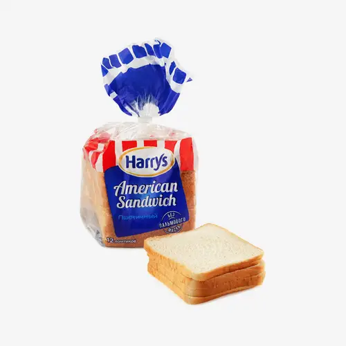 Хлеб Harry's American Sandwich сэндвичный, пшеничный 470 г