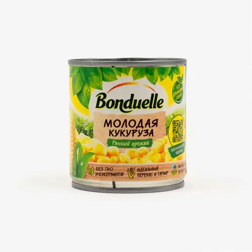 Кукуруза Bonduelle молодая, 212 мл