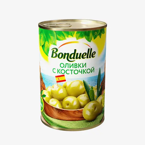 Оливки Bonduelle с косточкой 314 мл