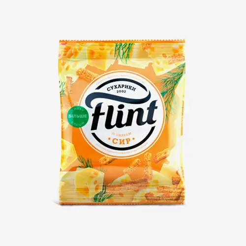 Сухарики Flint пшенично-ржаные со вкусом сыра 190 г