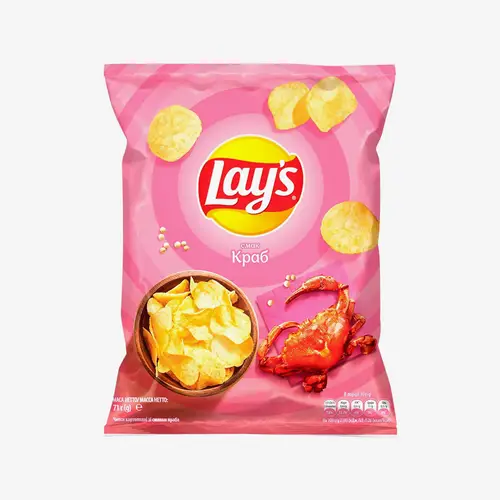 Чипсы Lays со вкусом краба 140 г