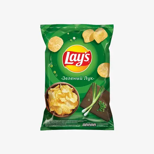 Чипсы Lays зеленый лук, 70 г