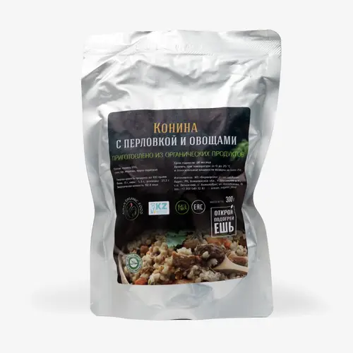 Готовое питание Aiman Organic Конина с перловкой и овощами 300 г