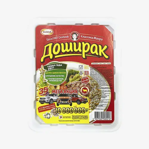 Лапша Доширак c говядиной, 90 г