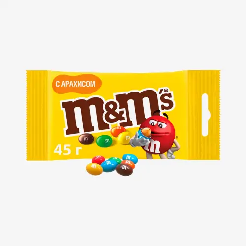 Драже M&M’s с арахисом 45 г