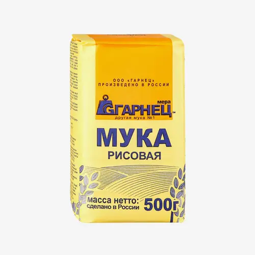 Мука Гарнец Рисовая, 500 г