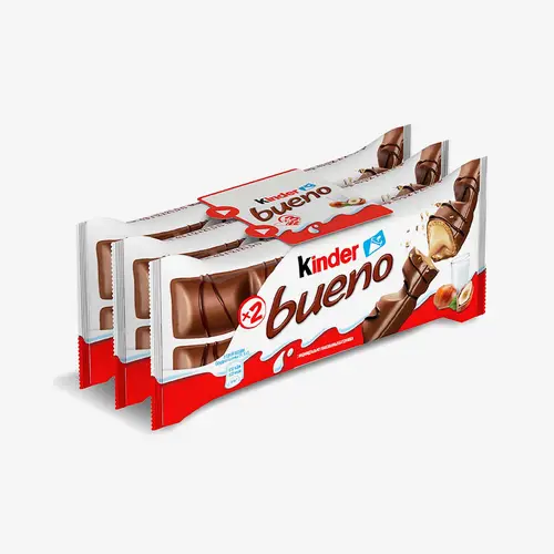 Вафли Kinder Bueno в молочном шоколаде 129 г