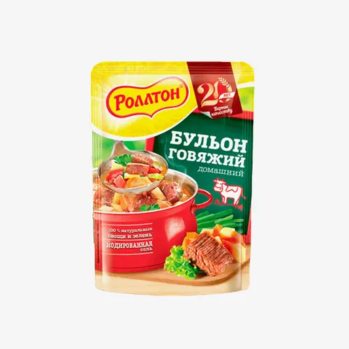 Бульон Роллтон домашний со вкусом говядины 90 г