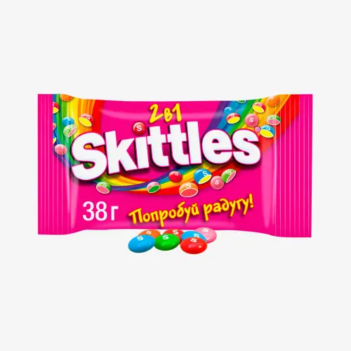 Драже Skittles 2в1 38 г