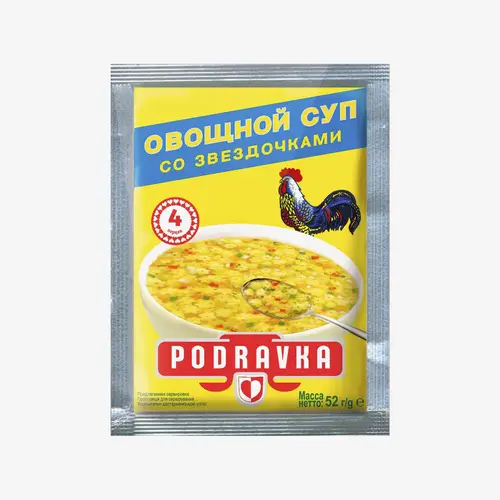 Суп Podravka овощной со звездочками 52 г