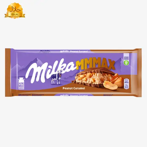 Шоколад Milka молочный с арахисом и карамелью 276 г