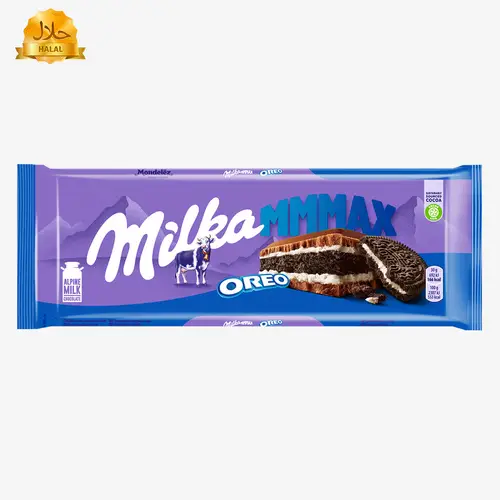 Шоколад Milka молочный с ванилью и печеньем Oreo 300 г