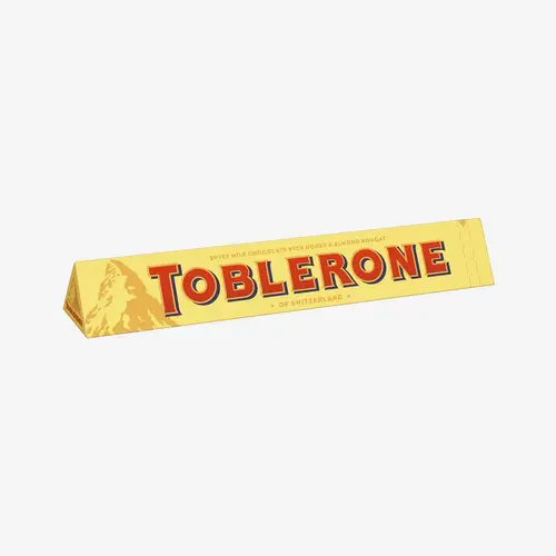 Шоколад Toblerone молочный с медово-миндальной нугой 100 г