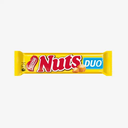 Батончик Nuts Duo шоколадный с фундуком 66 г