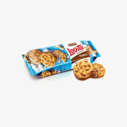 Печенье Roshen Lovita Classic Cookies с арахисом 150 г