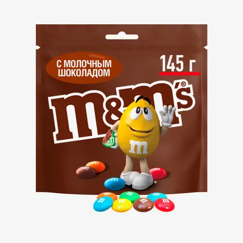 Драже M&M's с молочным шоколадом 145 г