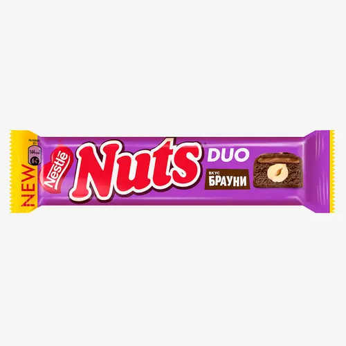 Батончик Nuts Duo Брауни 60 г