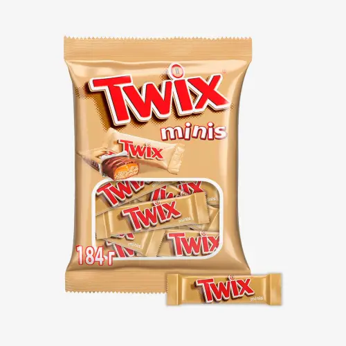 Конфеты шоколадные Twix minis 184 г