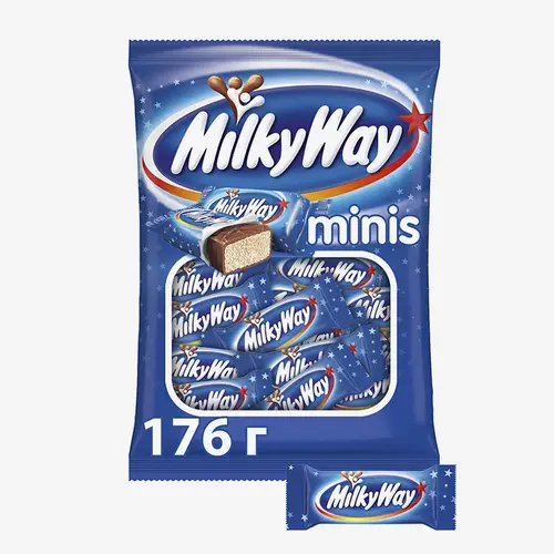 Шоколадные конфеты Milky way minis 176 г