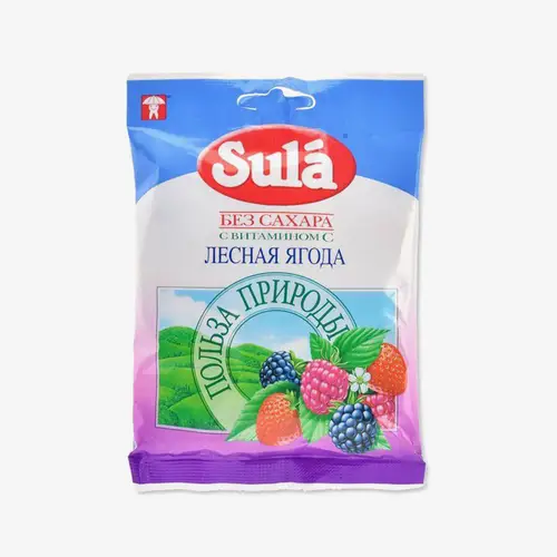 Леденцы Sula с лесными фруктами 60 г