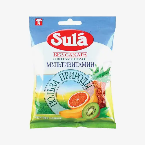 Леденцы Sula мультивитамин 60 г