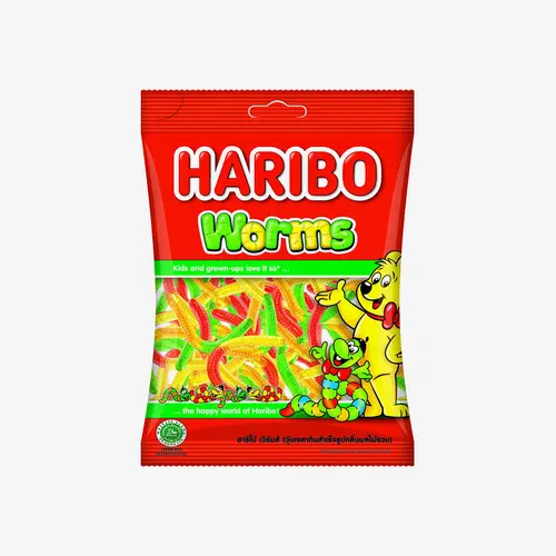 Мармелад Haribo Worms Zourr Червячки с кислинкой 80 г