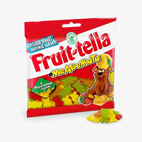 Мармелад Fruit-Tella Медвежата с фруктовым соком 150 г