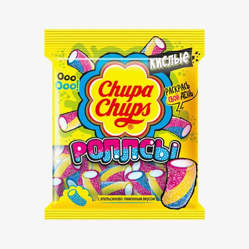 Мармелад Chupa Chups Кислые роллсы 70 г